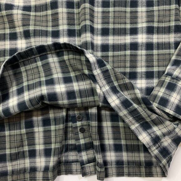 Kuhl Shirt Mens M Medium Gray Ivy Dillingr Flannel Button Up Cotton Tercel Blend - Picture 9 of 14